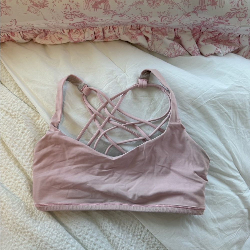 Light Pink Lululemon Sports Bra